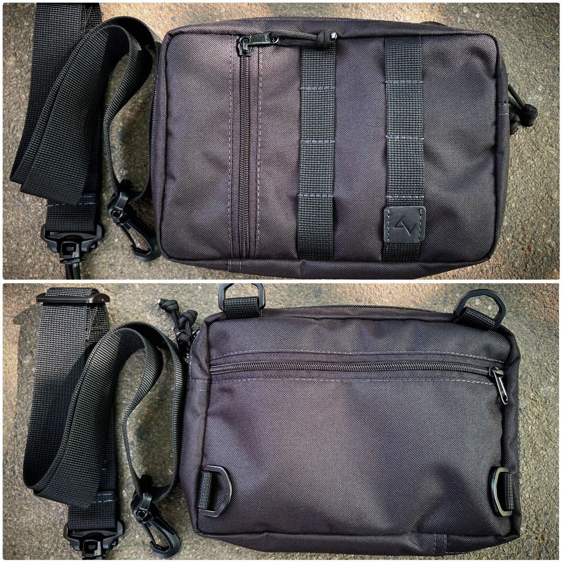 Mens Warcore Bag MOLLE System Black Techwear Bag Chest Rig Etsy