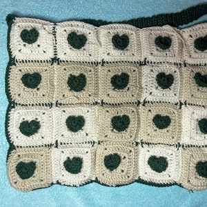 Two sided hearts bag