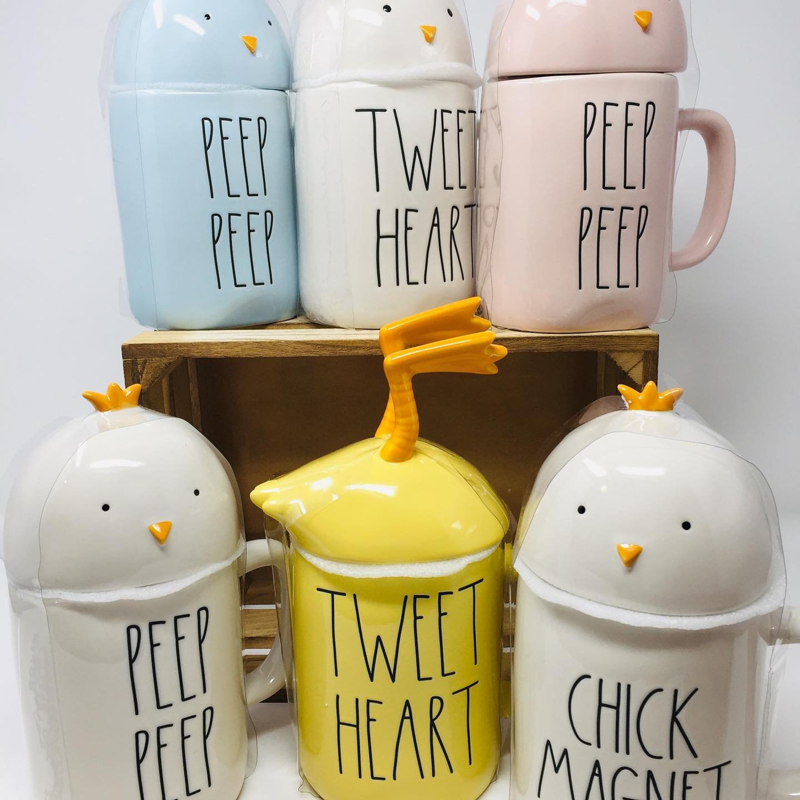 Rae Dunn Easter Mugs with Lids Etsy