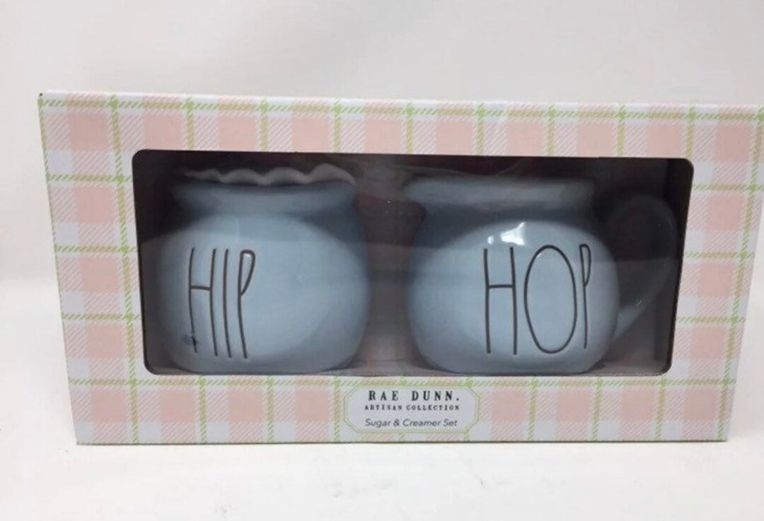 Rae Dunn Cream and Sugar Set Etsy