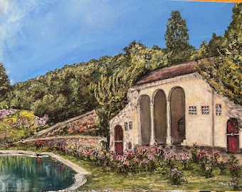 California Landscape Wall Art Original Oil Painting 24"x18”