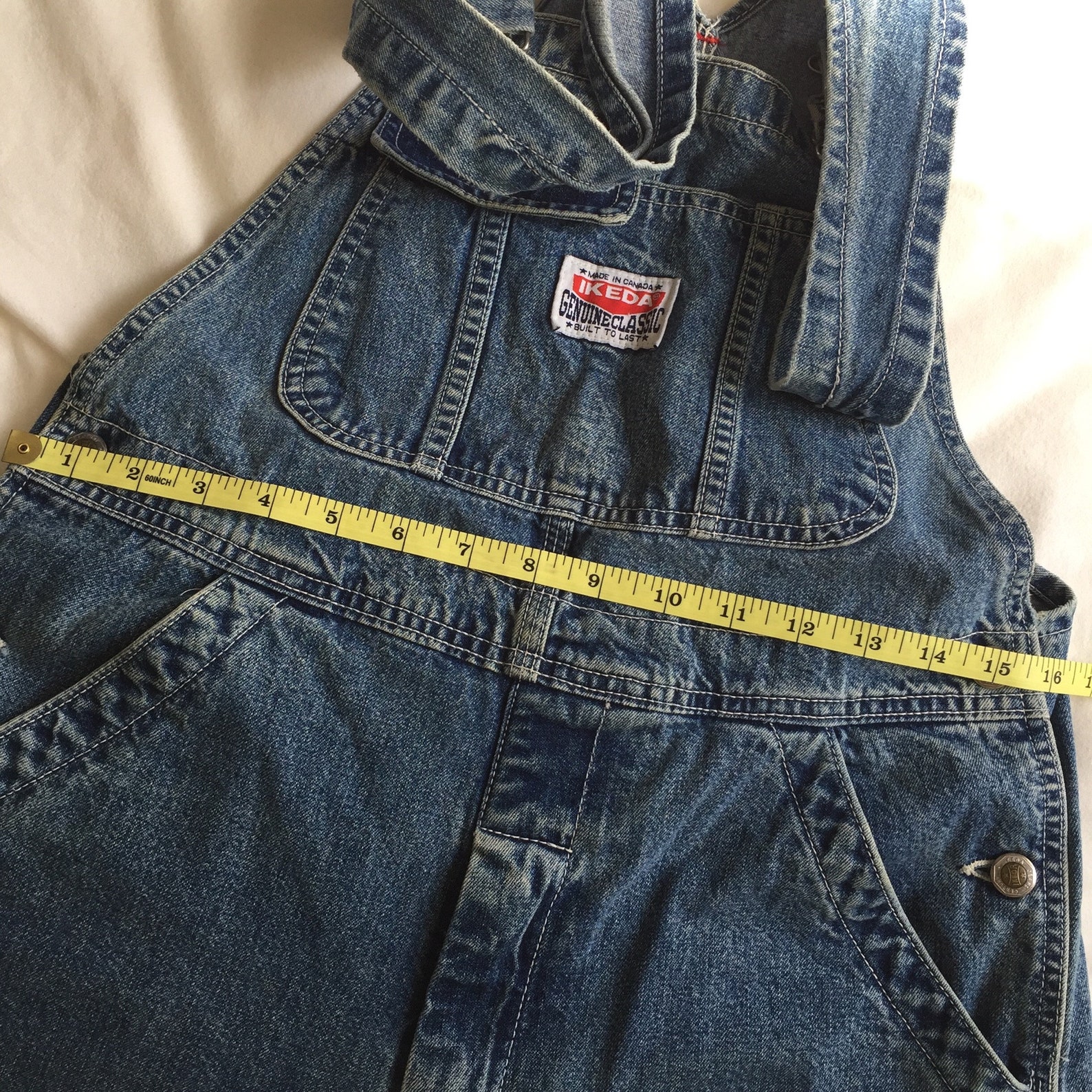 Vintage Ikeda Denim Overalls Etsy