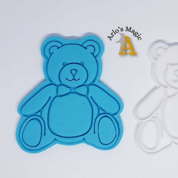 Teddy Bear Cutter and Embossing Stamp