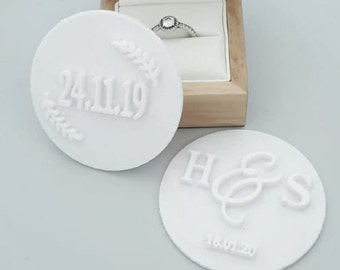 Wedding Personalised Embossing Stamp Multiple Designs