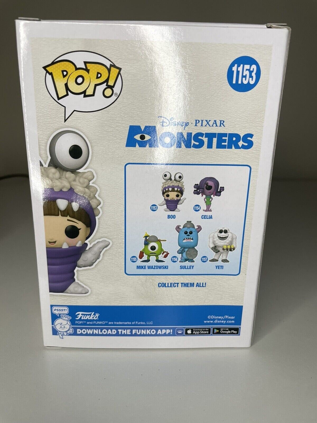 Custom Funko Pop Monsters Inc. Boo #1153 Vinyl Figure(glittered) - Etsy