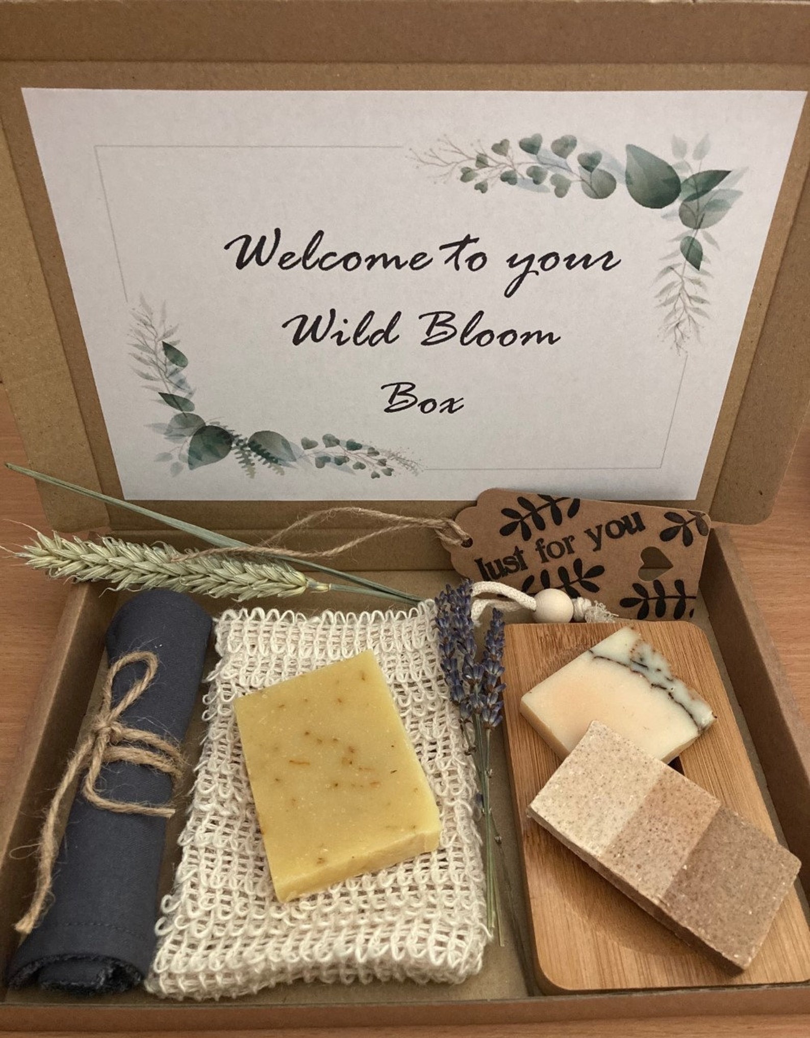 Luxury vegan gift set. Handmade vegan spa box. Eco friendly Etsy