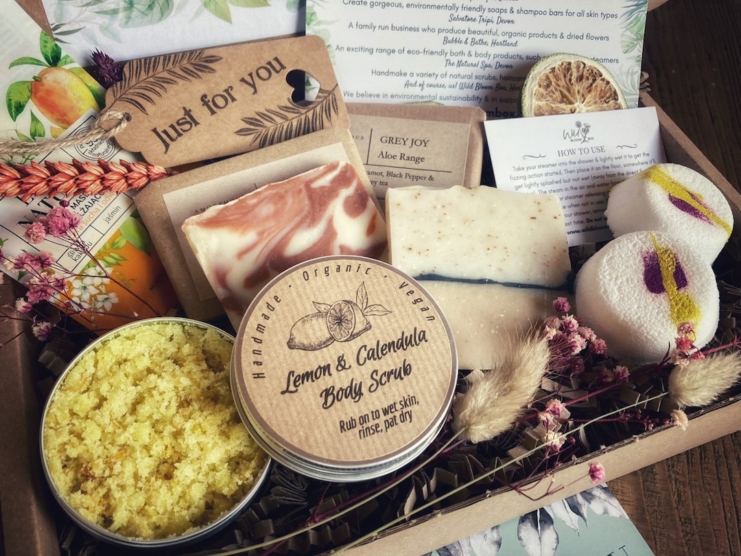 Luxury Vegan Shower Gift. Fruity Skincare Set. Vegan Birthday Present ...