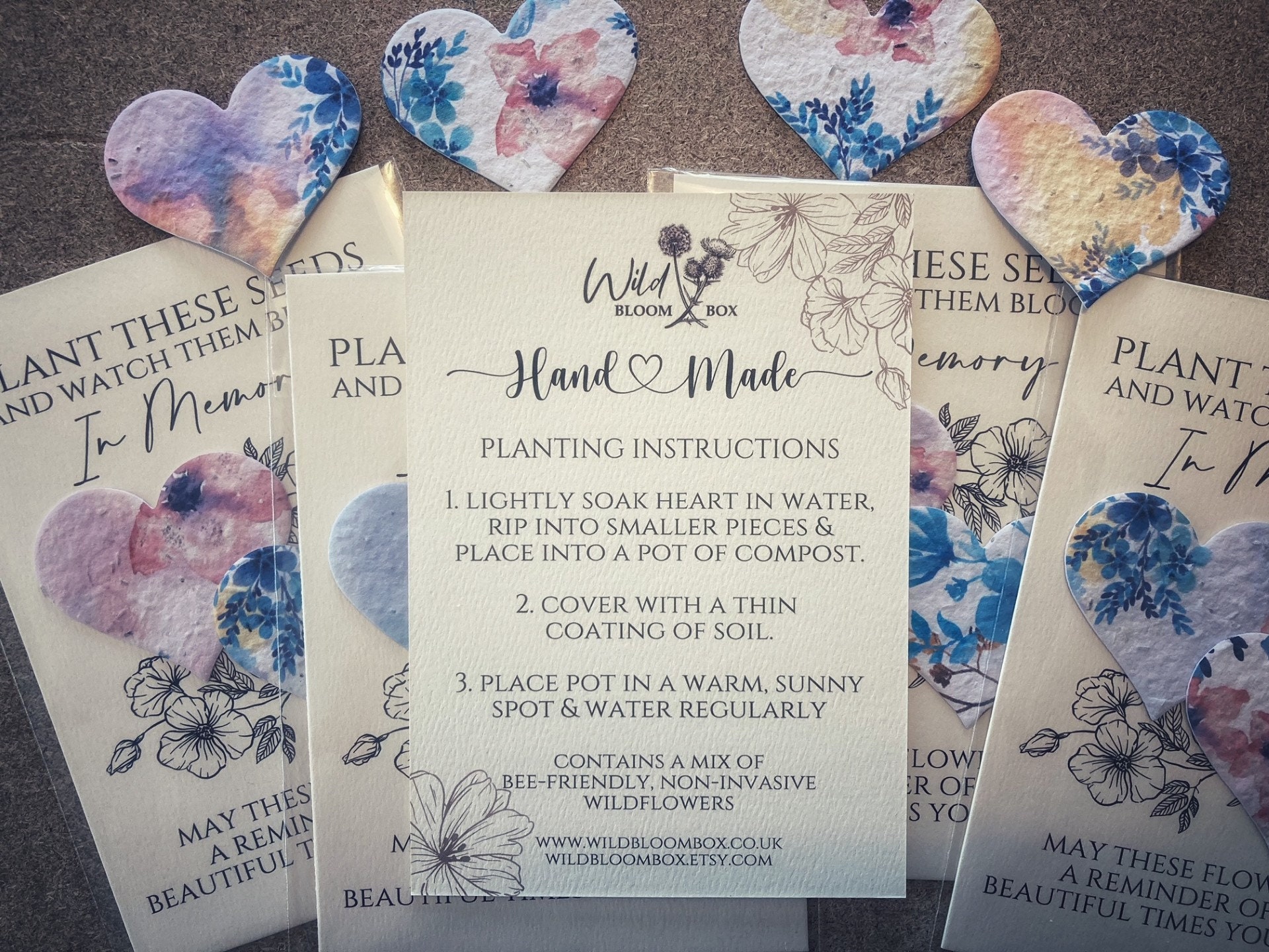 Uncle Rip Flower Card Memorial Wildflower Gift Card. Plantable Sympathy Gift. Thinking of You ...