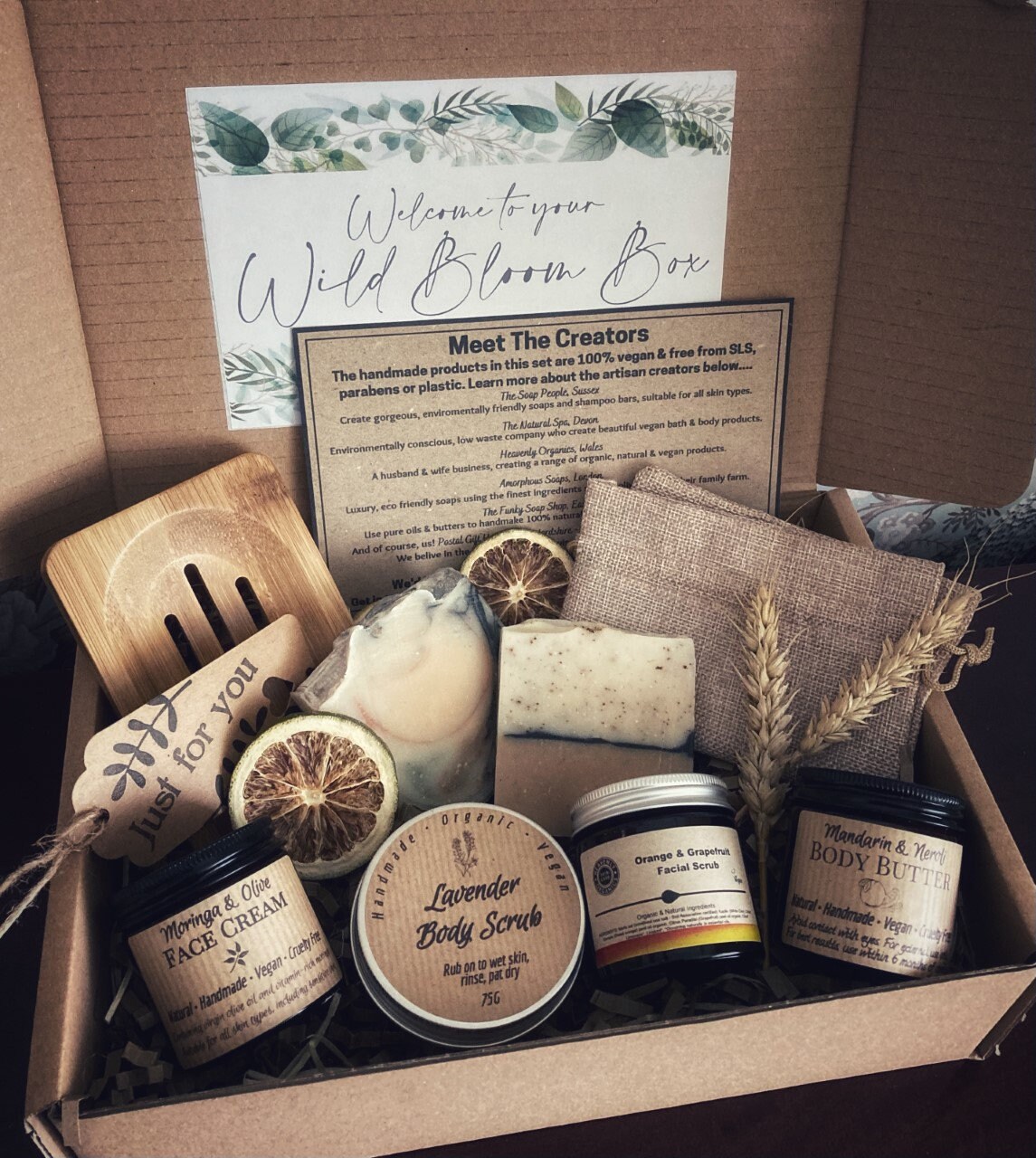 Handmade Vegan Gift Set. Luxury Shower & Body Hamper. Vegan - Etsy UK