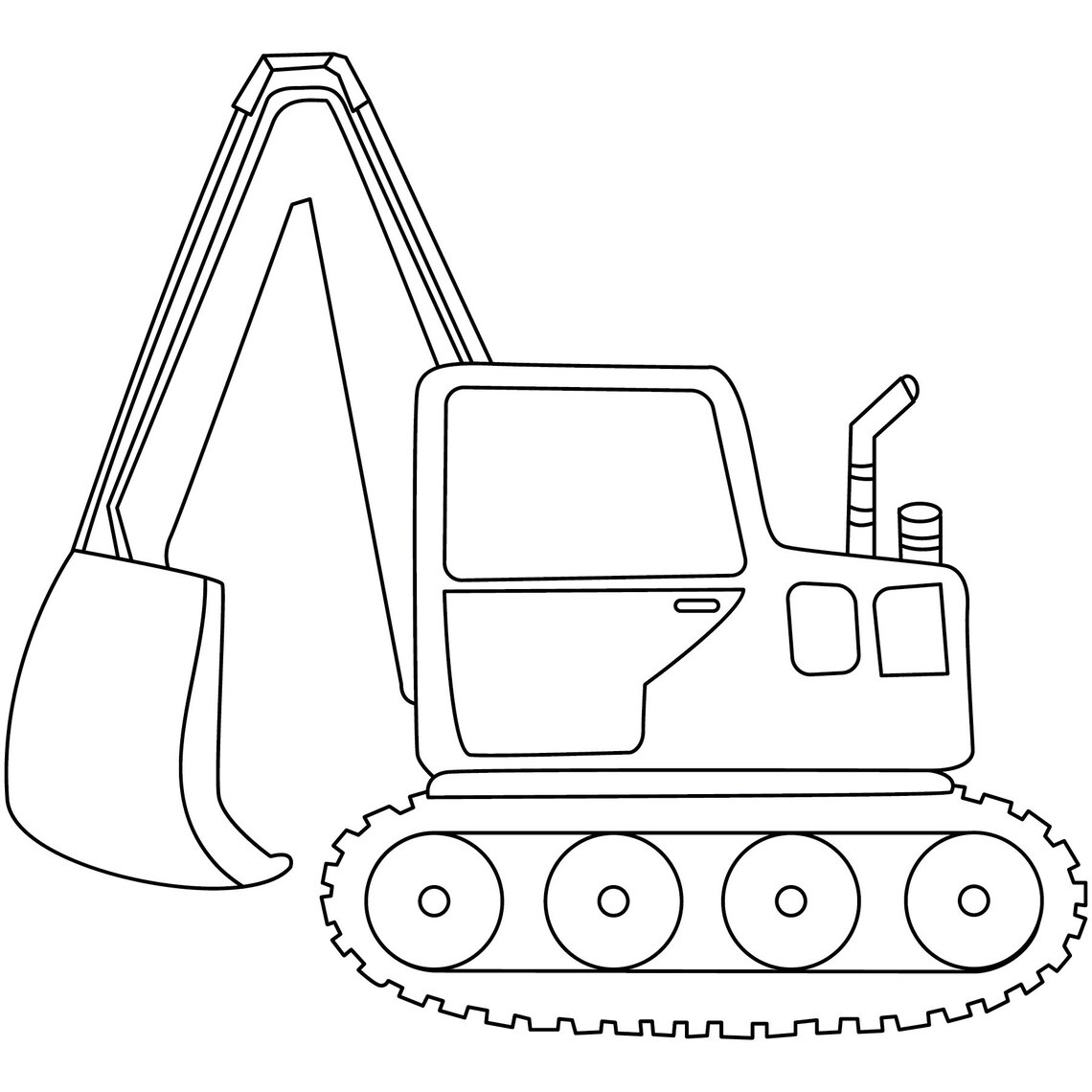 15 Construction Coloring Pages | Etsy