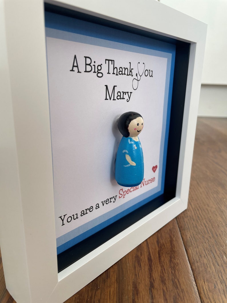 Danke Krankenschwester personalisierte handgemachte Peg | Etsy