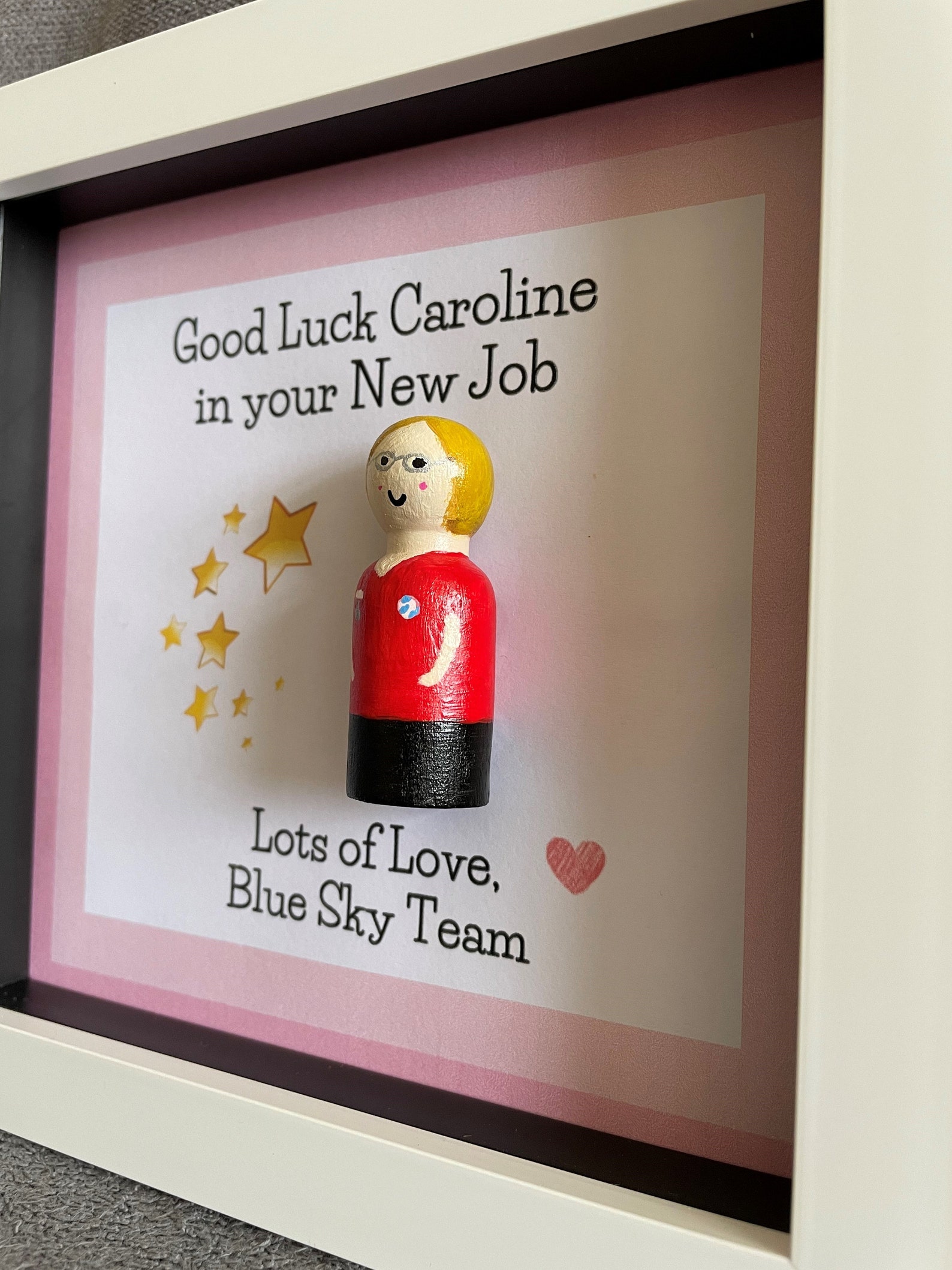 Personalised Leaving Gift for Work Colleague Good Luck in New Etsy