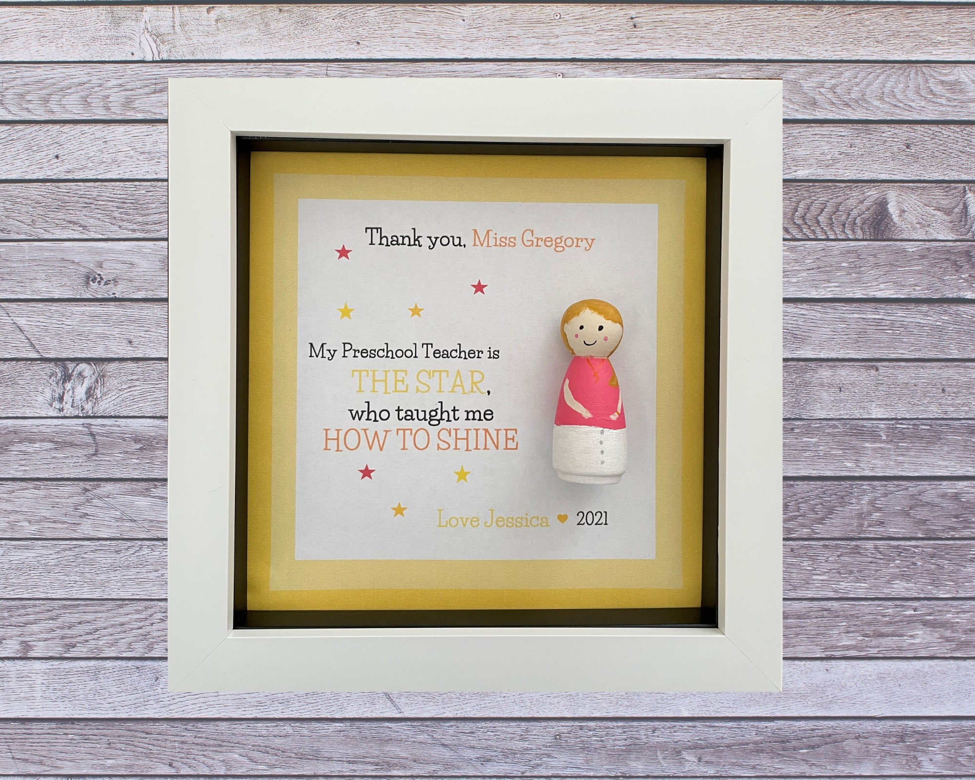 Preschool Teacher Gift Nursery Teacher Gift Thank You Etsy UK