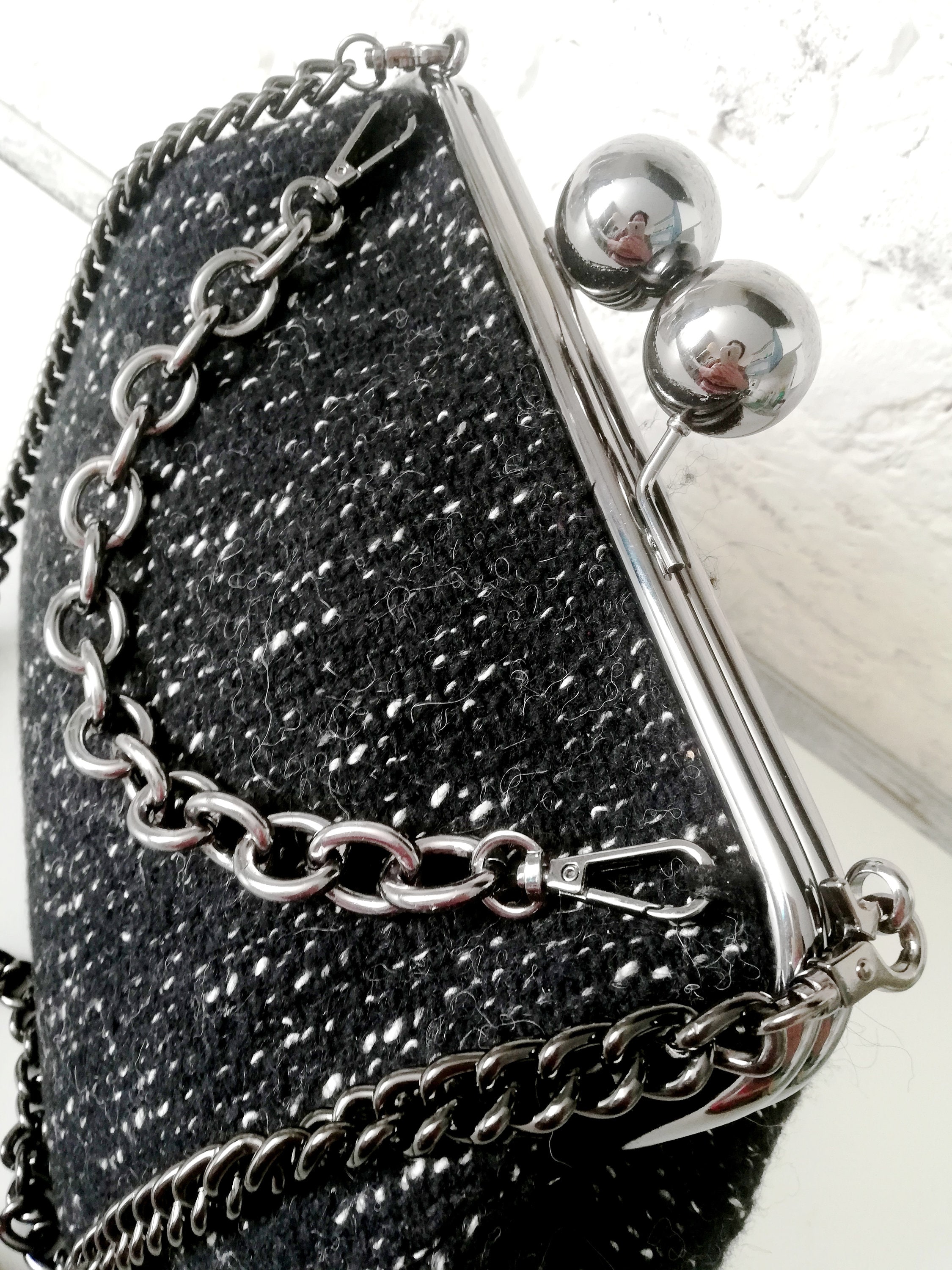 Chain Bags Women's Bag with Chain Strap Handmade Bag Etsy