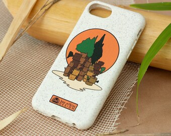 Urban Jungle - Funda de teléfono ecológico / iPhone / Samsung Galaxy / Cubierta de dispositivo biodegradable