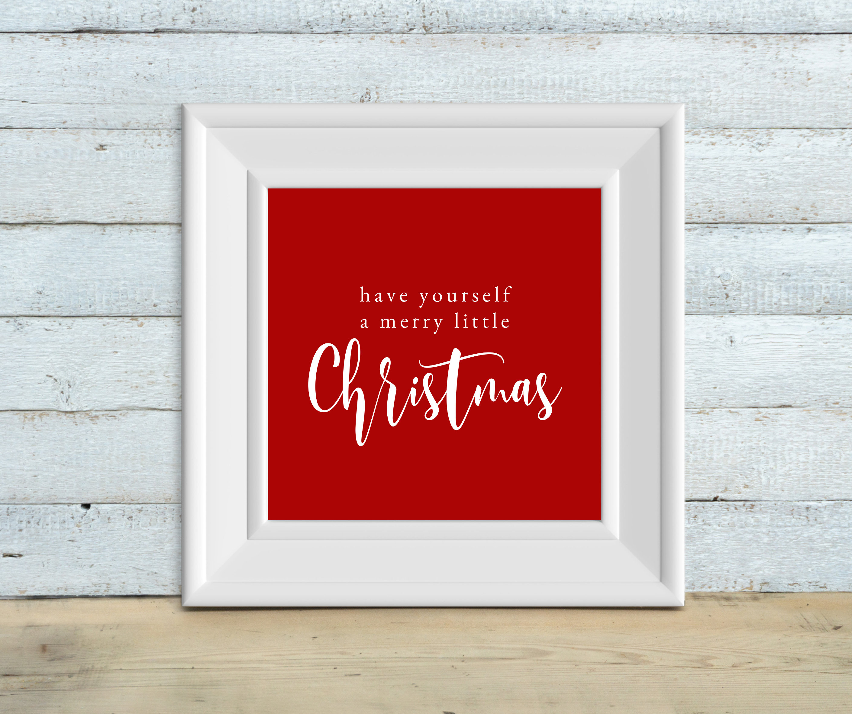 Have Yourself A Merry Little Christmas Printable Sign Merry Christmas Sign Instant Download