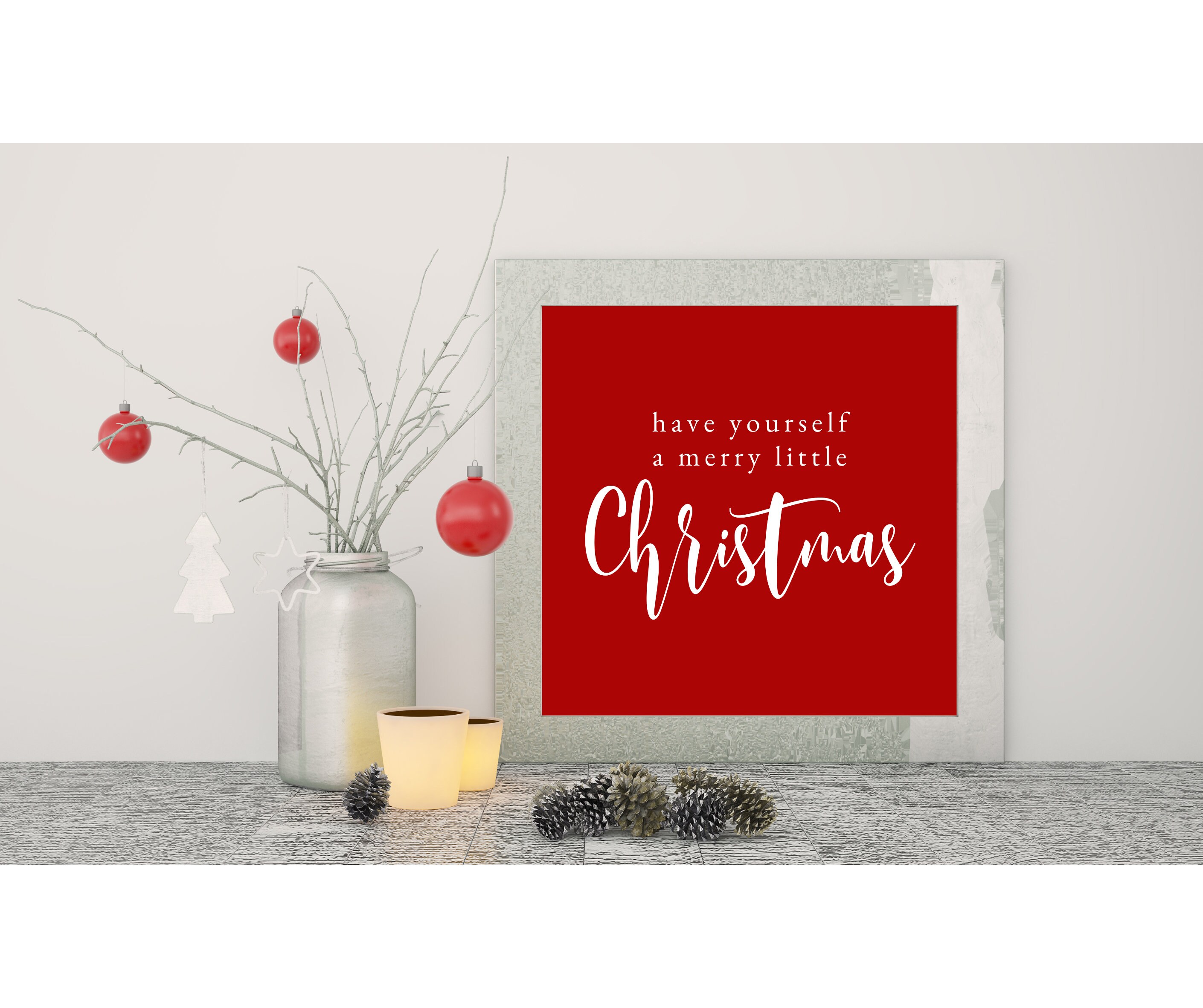 Have Yourself A Merry Little Christmas Printable Sign Merry - Etsy