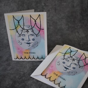 The Moon Tarot Greeting Cards (Pack of 5)