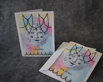 The Moon Tarot Greeting Cards (Pack of 5)