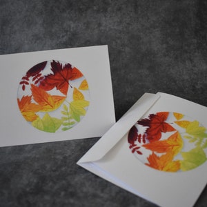 Autumn Leaves Greeting Cards (Pack of 5)