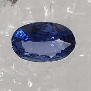 0.24 carats/ Montana Fine Blue Yogo Sapphire/ Oval/ 5x3mm/ Genuine/ Rare/ Blue Diamond Substitute/ Untreated/ Anniversary GiftLoose