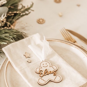 Lebkuchen | 3D | personalisiert | Anhänger | Baumschmuck | Weihnachten | Platzkarte | Christbaumschmuck | Weihnachtsbaum Anhänger |