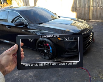 Custom RGB LED License Plate Frame – Make Your Car Impossible to Ignore