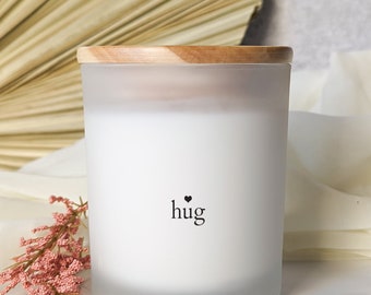 Send a Hug Candle Personalized Candle Sympathy Gift  Grief Gift Mourning Gift Sorry For Your Loss Gift  Condolence Gift
