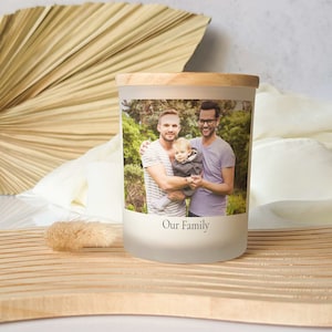 Personalized Picture Candle In Loving Memory Gifts For Her Custom Photo Candle Mother's Day Gifts