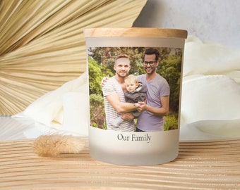 Personalized Picture Candle In Loving Memory Gifts For Her Custom Photo Candle Mother's Day Gifts