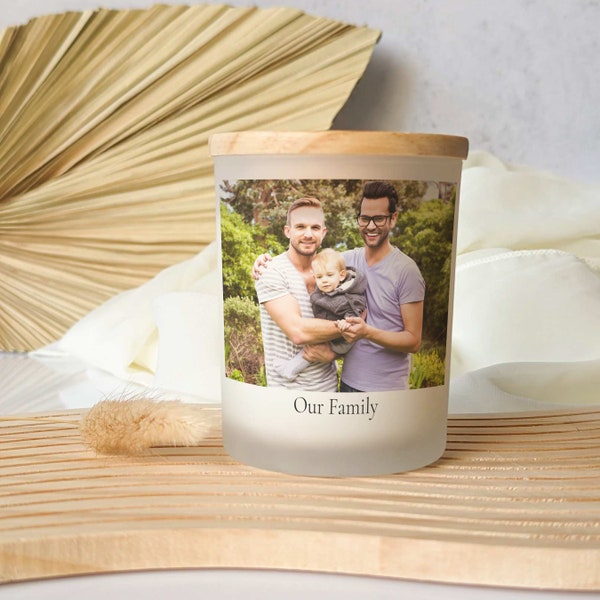 Personalized Picture Candle In Loving Memory Gifts For Her Custom Photo Candle Valentine's Day Gifts