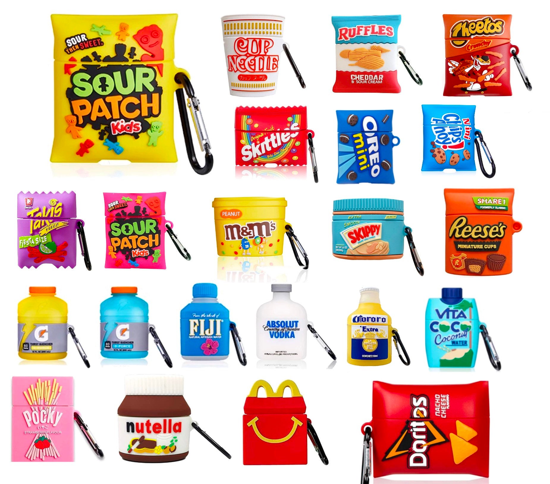 Cute Airpod Case Food Airpod Case Silicone Airpod Case | Etsy