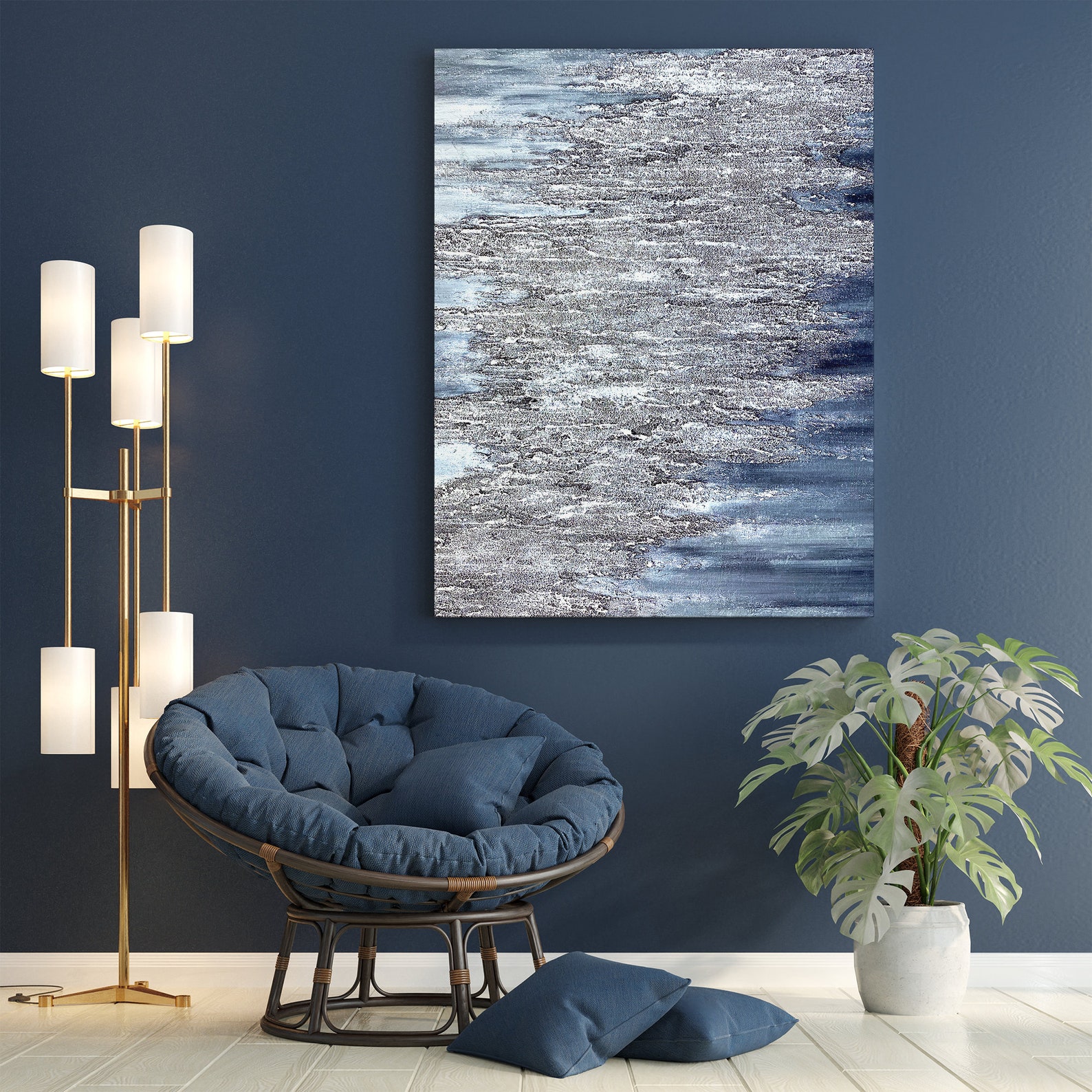 Moderne Bilder Grau Silber:  A Journey into the World of Gray and Silver