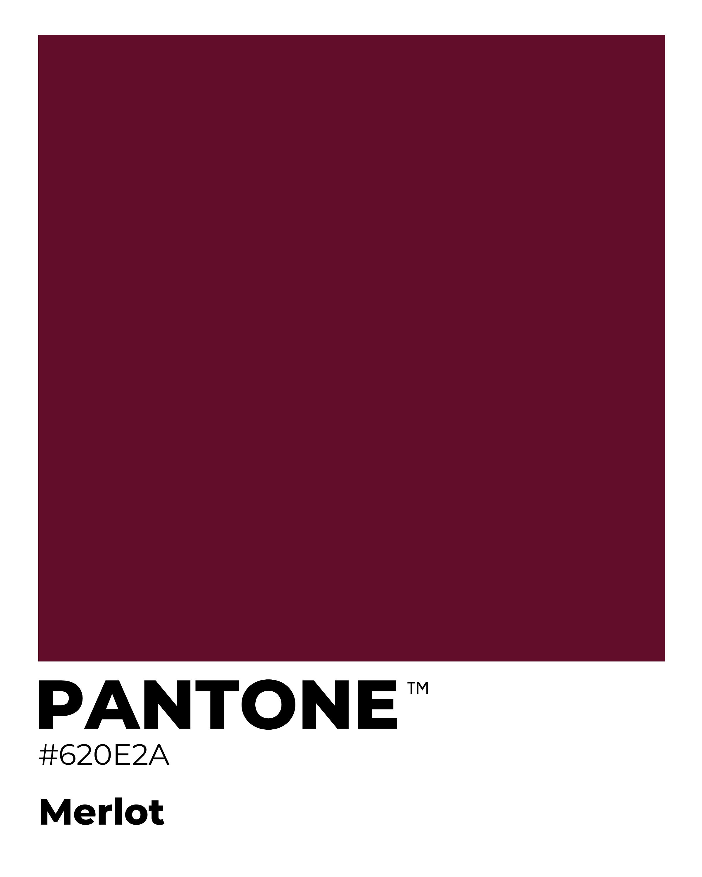 Pantone Prints Merlot | Etsy