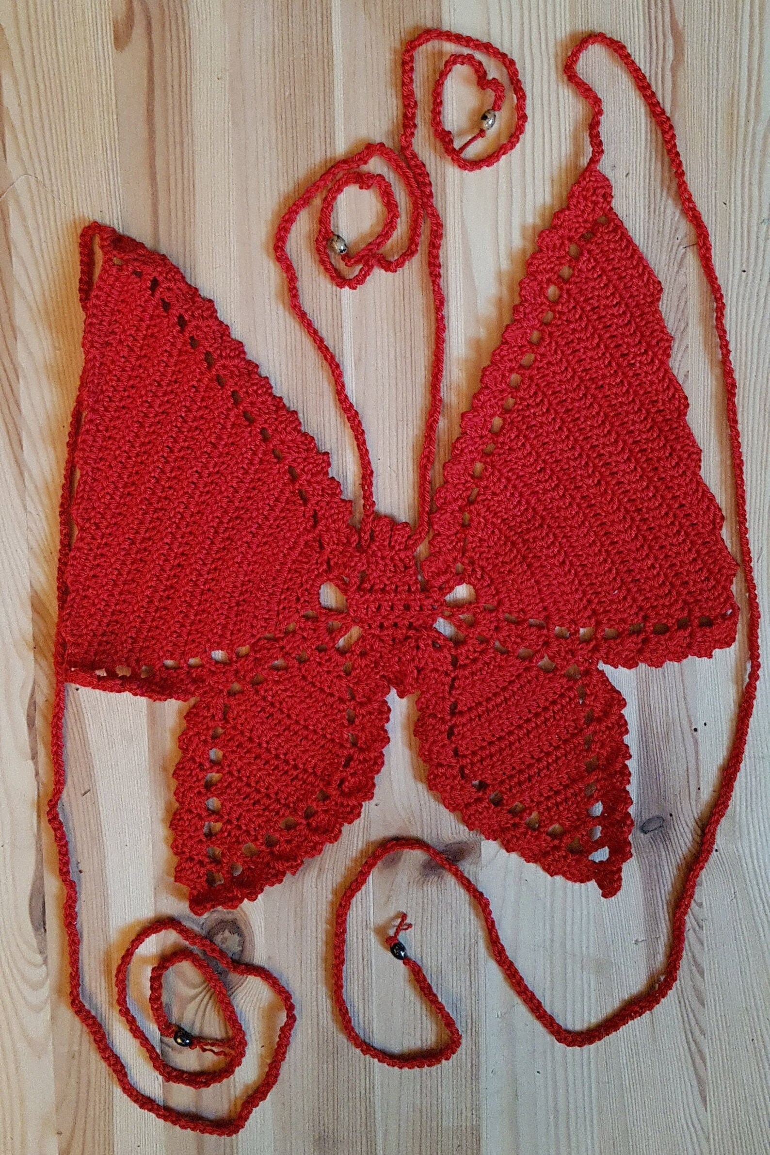 Butterfly Crochet Top Etsy