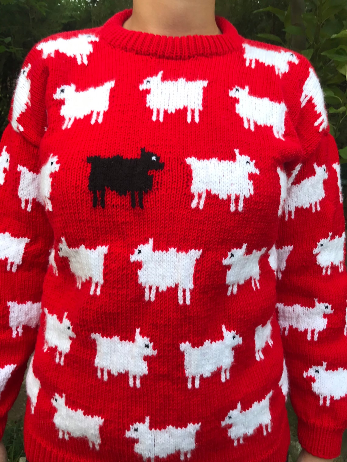 Princess Diana Sweater Black Sheep Iconic Sweater Etsy