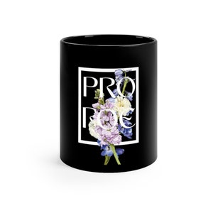 Tazza da caffè floreale Pro Roe 1973 / Supporto per i diritti riproduttivi / Gif femminista