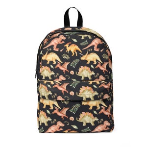 Sac à dos dinosaure pour enfants | Cartable en nylon imperméable | Sac à langer mignon pour garçon fille | Sac à dos de voyage durable