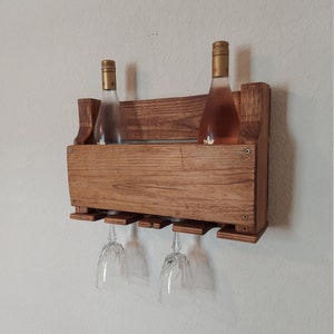 Handmade Recycled Wood Pallet Wine Rack
