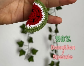 50% DONATION / Wassermelone Schlüsselanhänger / Watermelon Keychain / Palestine Keychain / Palästina