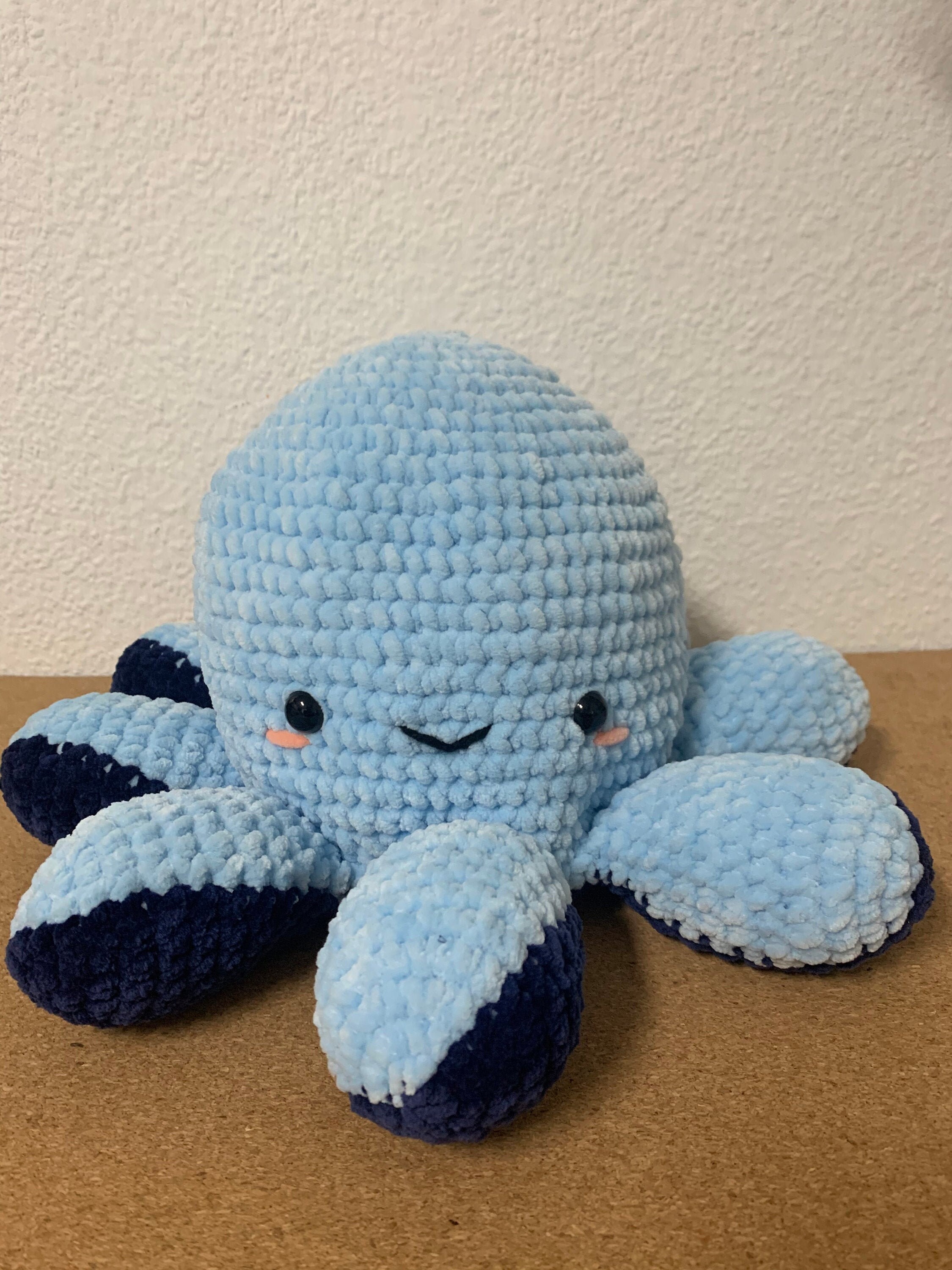 Reversible Octopus Amigurumi Oktopus Plush Octopus Etsy Singapore