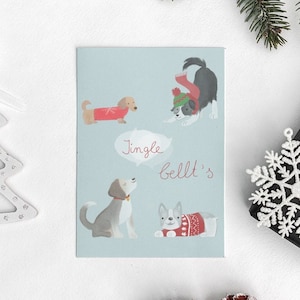 Weihnachtskarte "Jingle bellt's"
