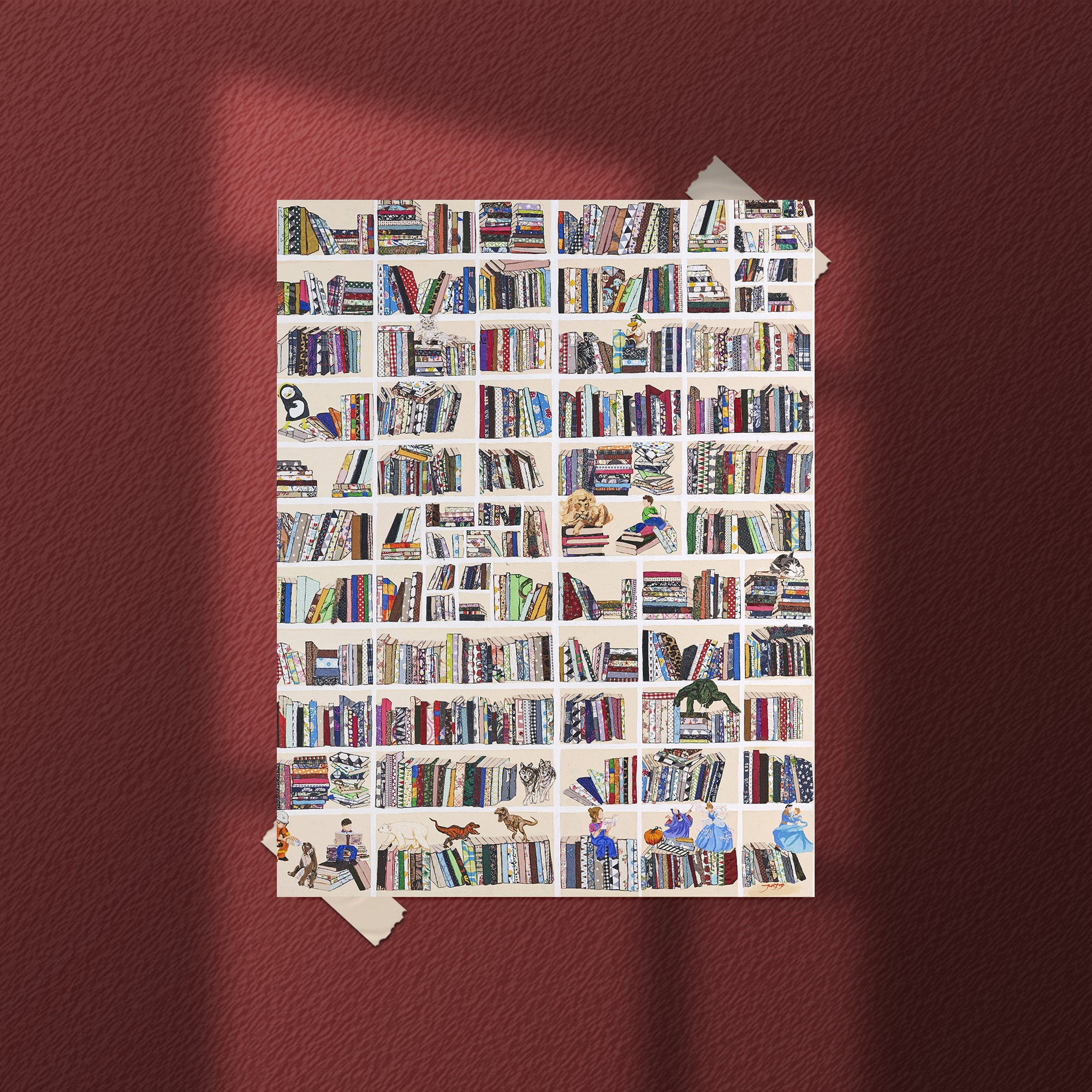 Book Lovers Poster | Book Art Print | Reading Art Print | Colorful ...