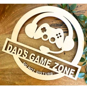 Personalised Gamer Sign Gaming Zone Sign Do Not Disturb Sign Kids Door ...