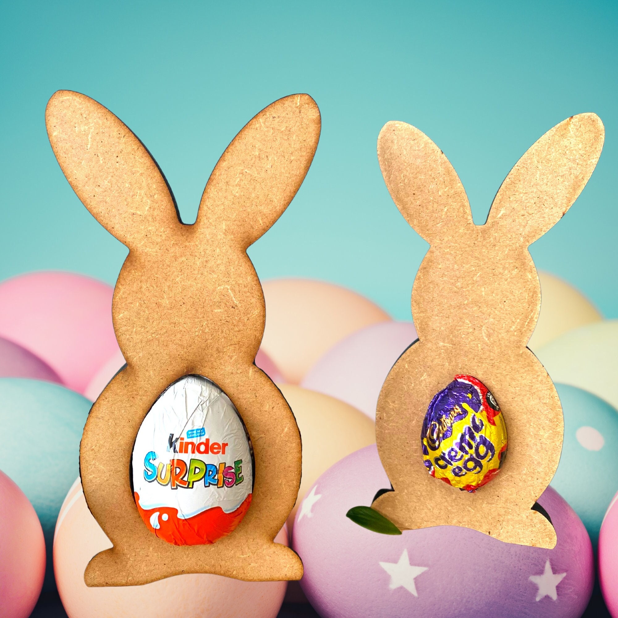 Easter Egg Holder Bunny Easter Egg Holders Easter Kinder Etsy UK