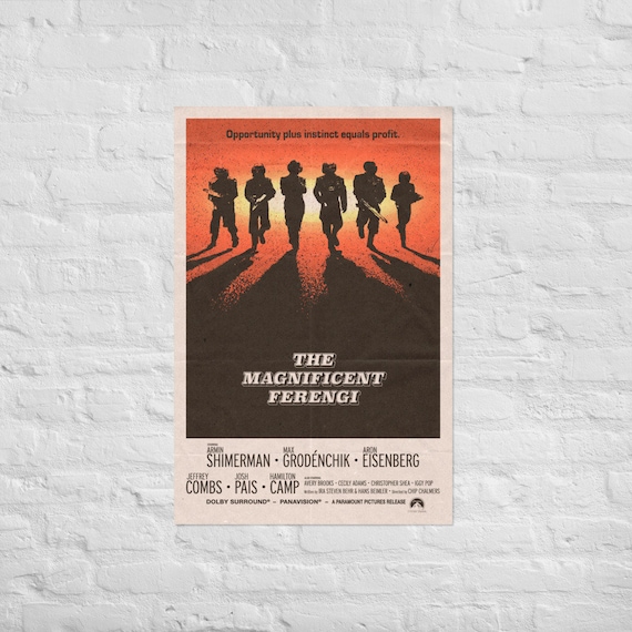 The Magnificent Ferengi Star Trek DS9 Poster - Etsy