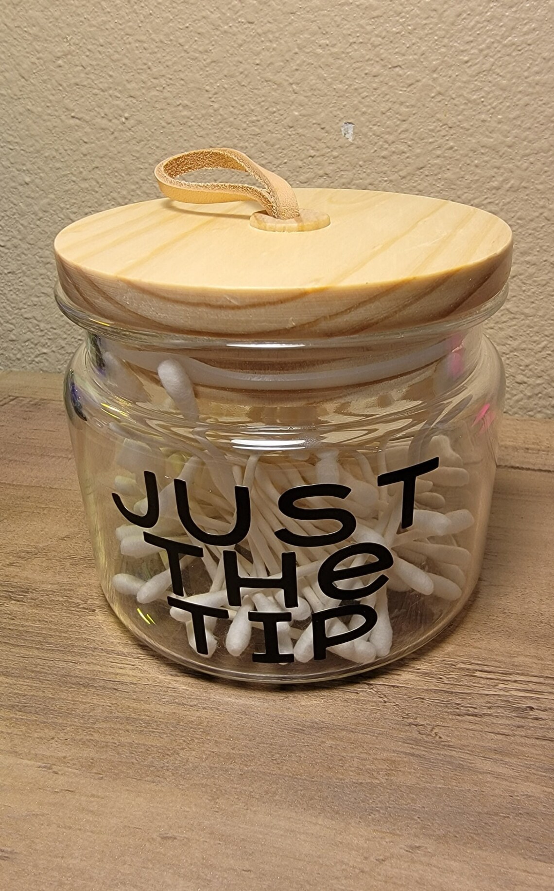 Just the Tip Q Tip Holder Etsy