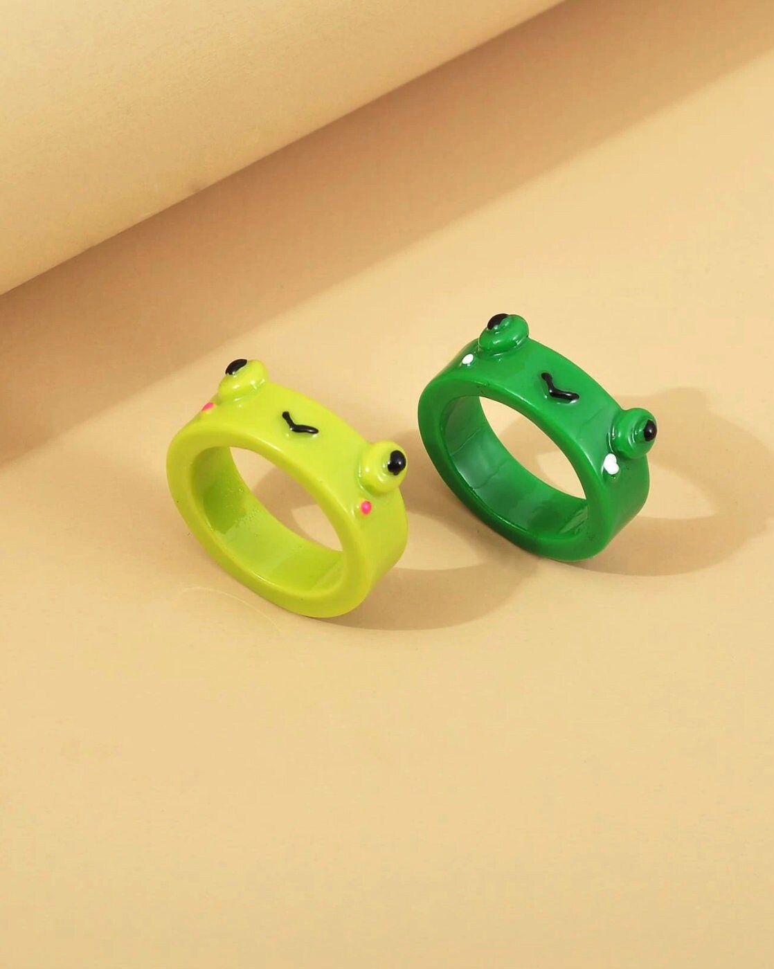 Frog Design Resin Ring Resin Rings Animal Resin Ring Etsy