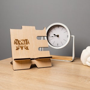 ドック ステーション レーザー カット ファイル svg Glowforge 携帯電話スタンド svg cricut ドッキング ステーション cnc ベクトル テンプレート デスク オーガナイザー dxf カット プラン