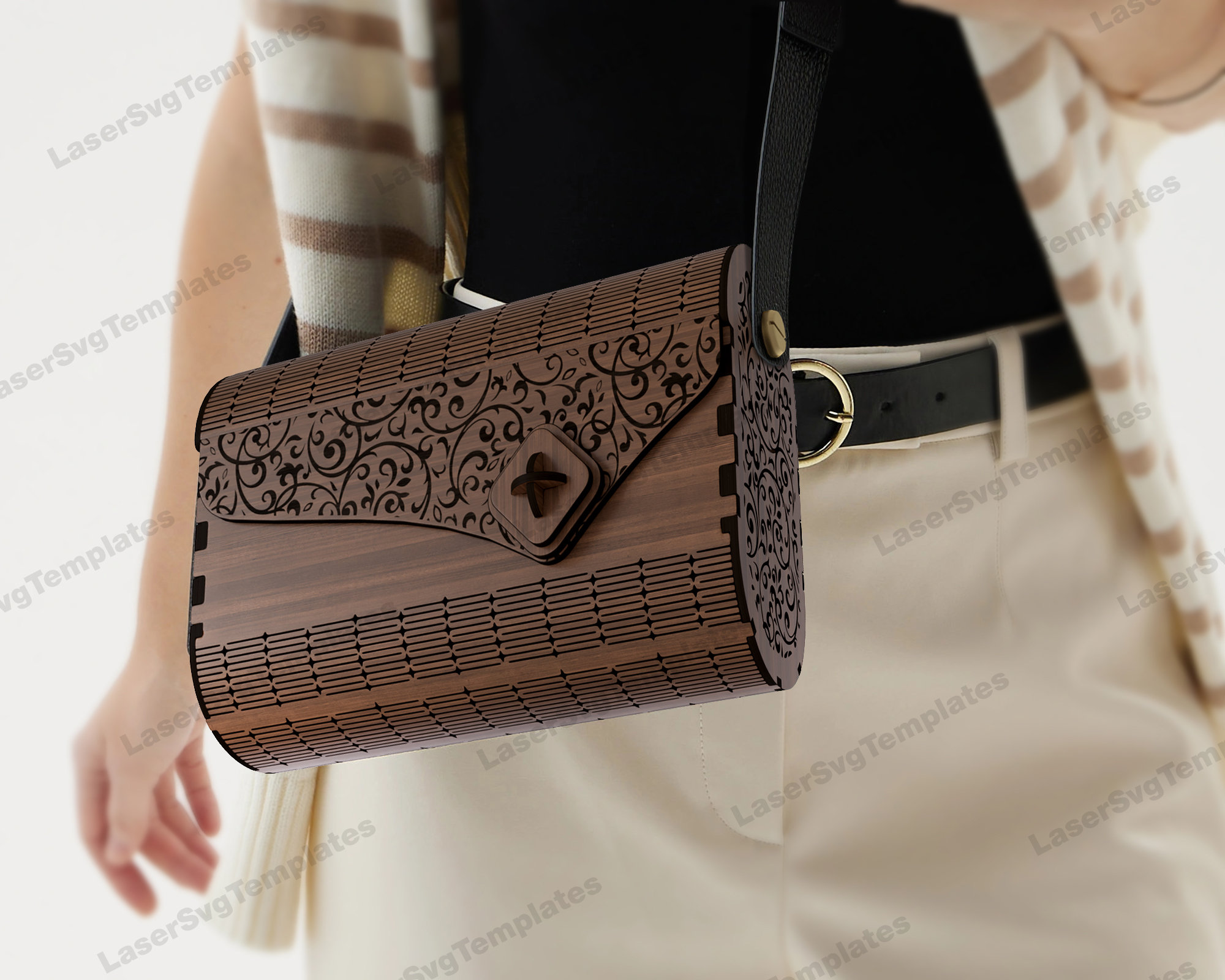 Laser cut handbag hotsell